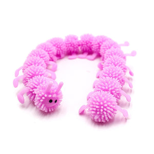 16-Knot Caterpillar Stress Relief Toy