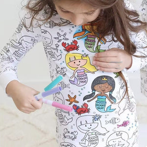 Children's Graffiti Pajamas Set