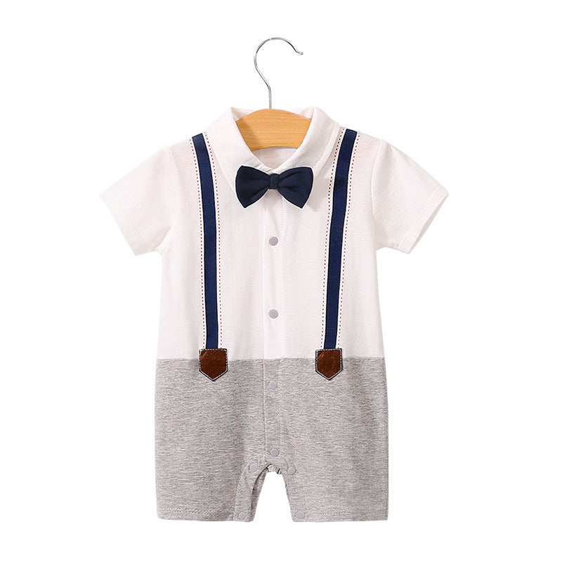 Summer Short Sleeve Baby Bodysuit