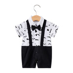 Load image into Gallery viewer, Summer Short Sleeve Baby Gentleman Romper
