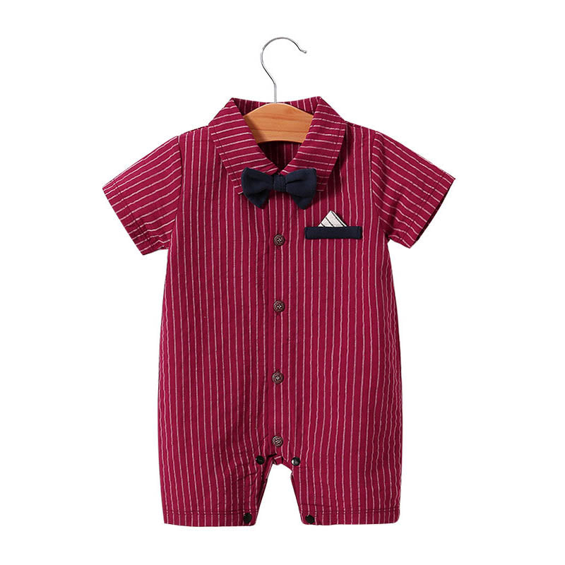 Summer Short Sleeve Baby Bodysuit