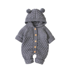 Three-Dimensional Fur Ball Children's Jumpsuit