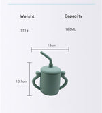 Load image into Gallery viewer, Silicone Straw Training Water Cup
