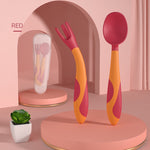 Load image into Gallery viewer, Baby Silicone Gel Spoon Set
