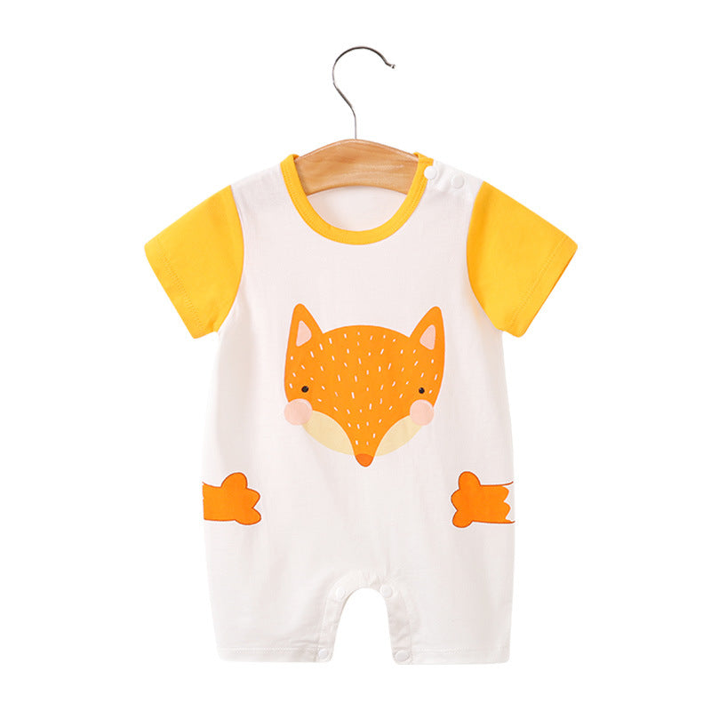 Newborn Cartoon Animal Baby Jumpsuit