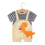 Load image into Gallery viewer, Newborn Cartoon Animal Baby Jumpsuit
