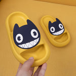 Load image into Gallery viewer, Big-Eyed Black Cat Cartoon Baby Sandals
