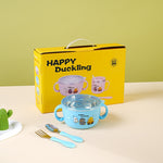 Load image into Gallery viewer, Stainless Steel Children&#39;s Tableware Set
