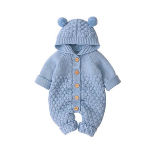 Three-Dimensional Fur Ball Children's Jumpsuit