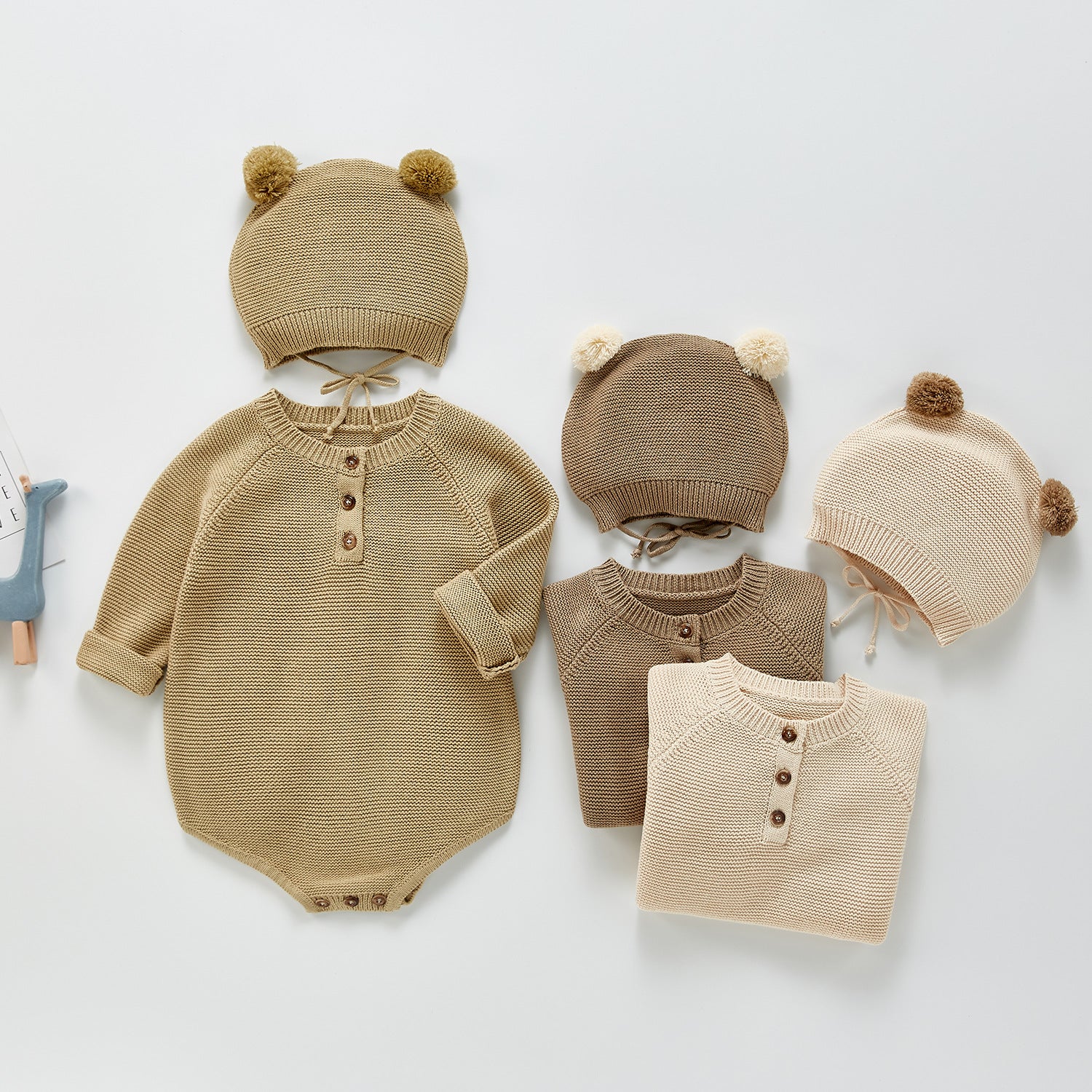 Newborn Baby Autumn Knitted Jumpsuit