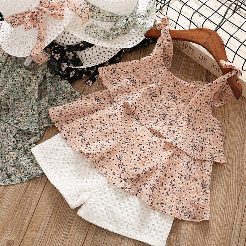 Summer Girls Cake Fragmented Chiffon Set