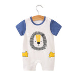 Load image into Gallery viewer, Newborn Cartoon Animal Baby Jumpsuit
