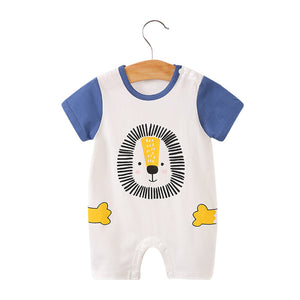 Newborn Cartoon Animal Baby Jumpsuit