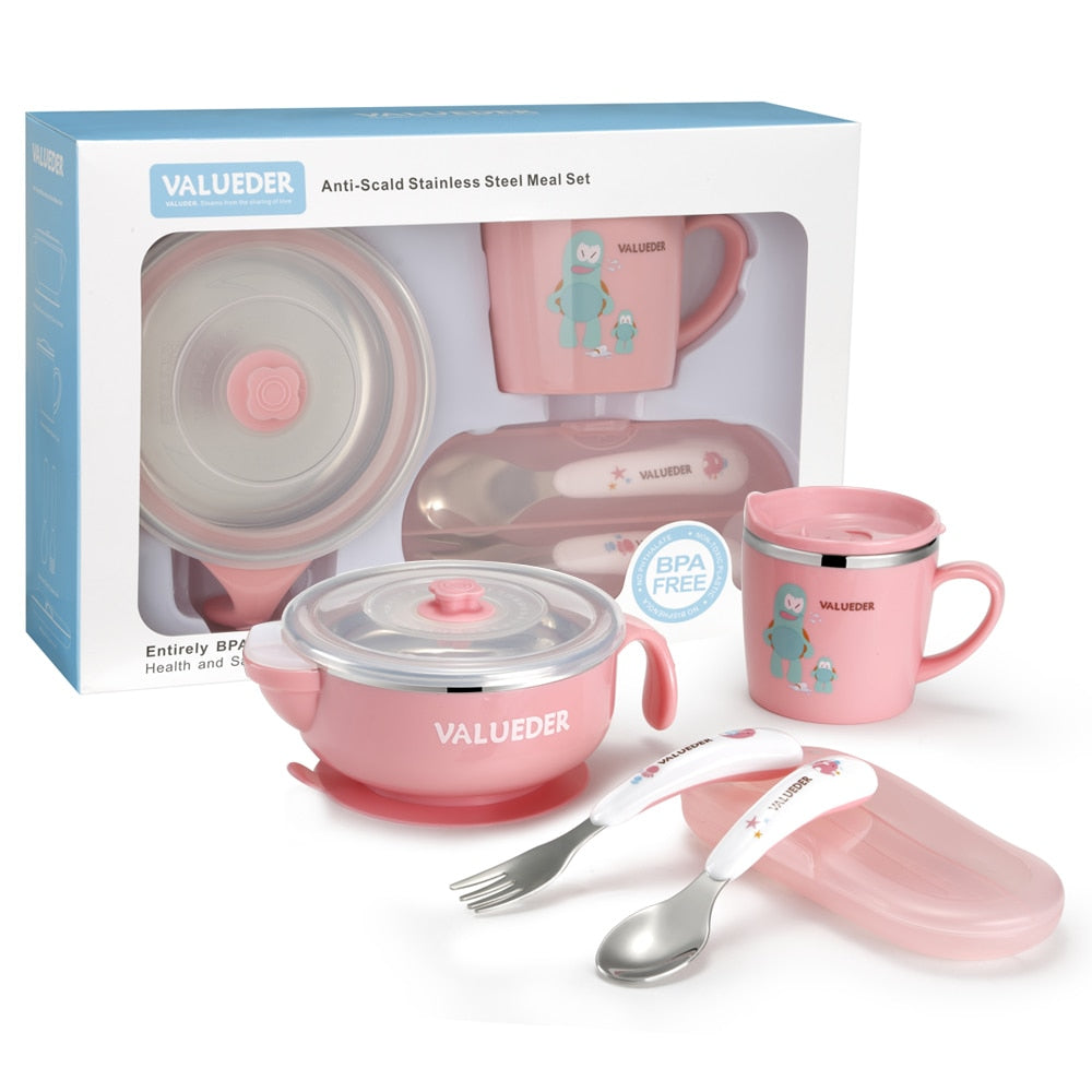 Baby Stainless Steel Feeding Set