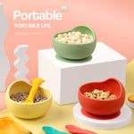 Load image into Gallery viewer, Silicone Suction Meal Bowl Set
