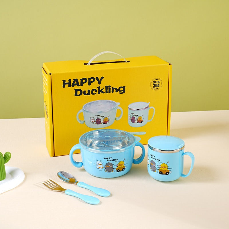 Stainless Steel Children's Tableware Set