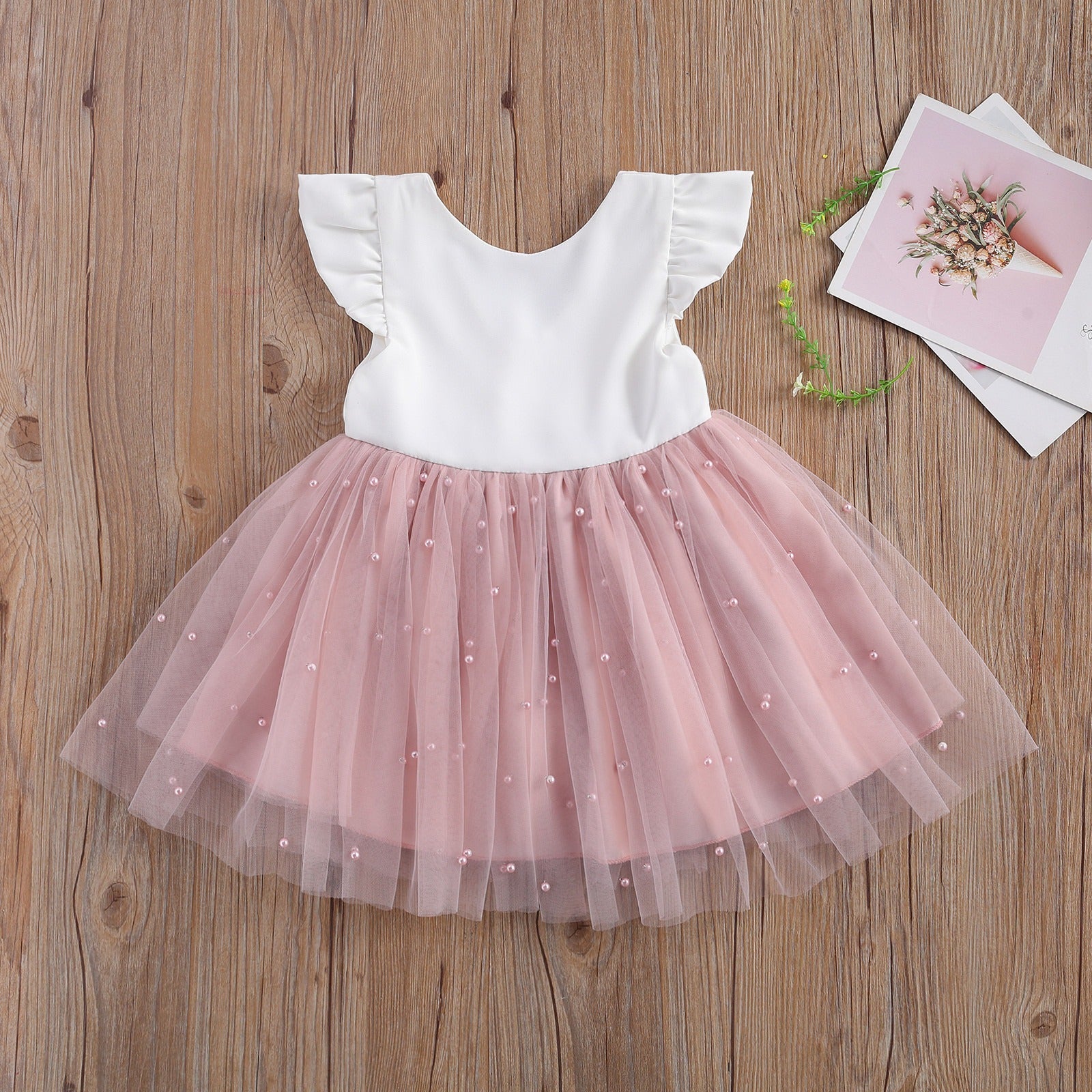 Girl's Fluffy Mesh Princess Dress