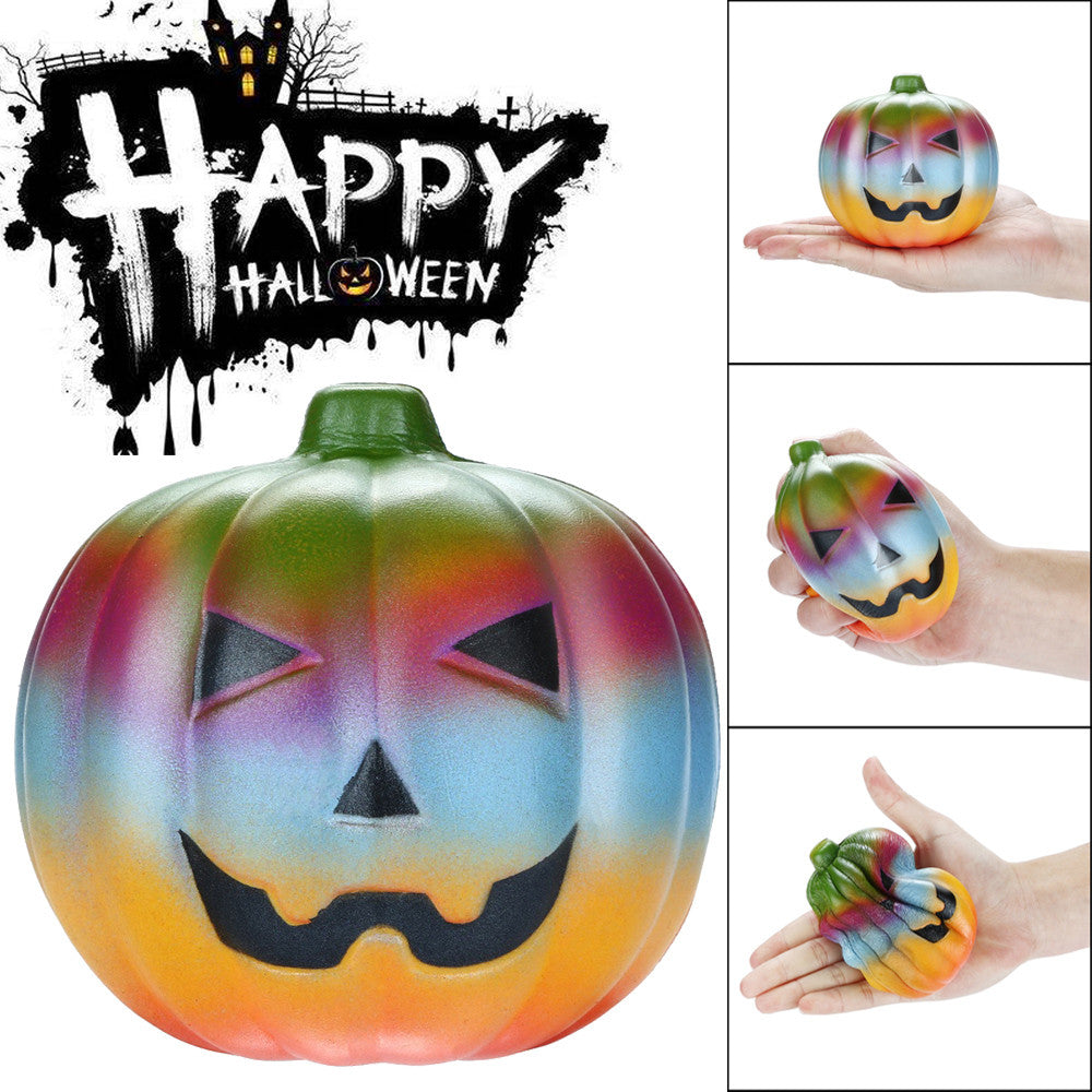 Rainbow Pumpkin Squishy Stress Relief Toy