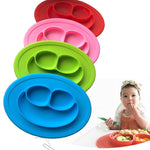 Load image into Gallery viewer, Silicone Baby Dining Plate
