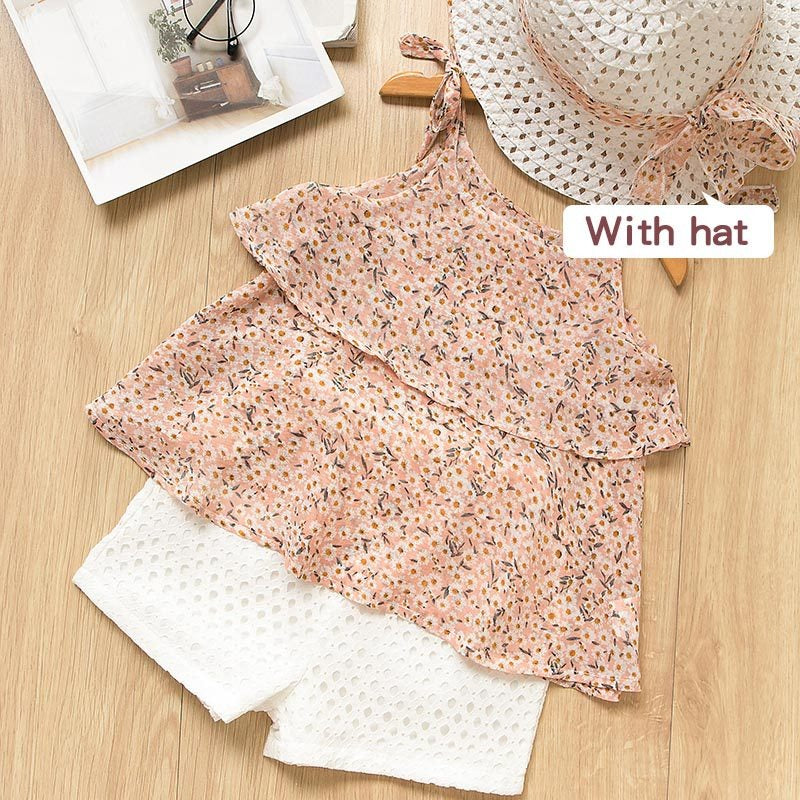 Summer Girls Cake Fragmented Chiffon Set