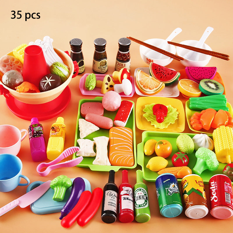 Children's Home Barbecue Simulation Food Set