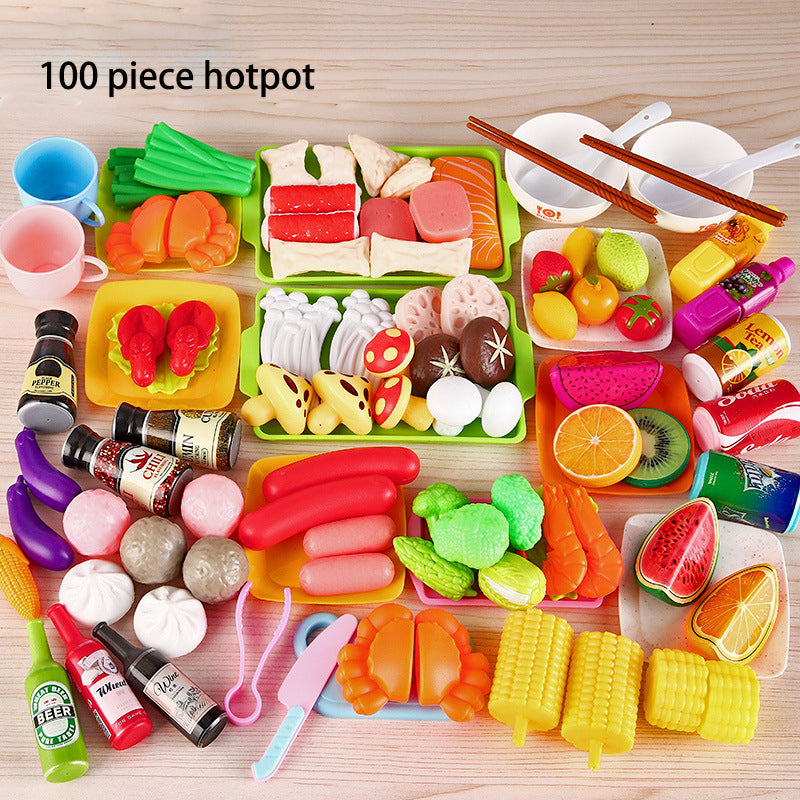 Children's Home Barbecue Simulation Food Set