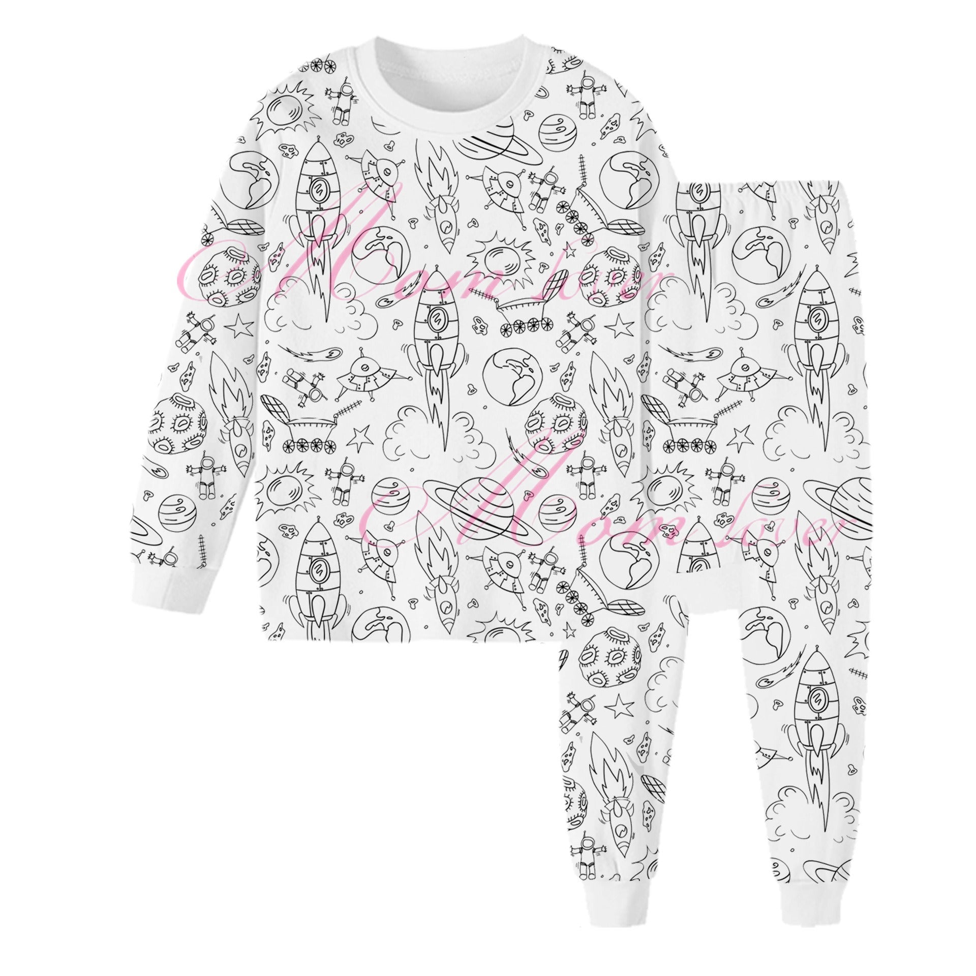 Children's Graffiti Pajamas Set