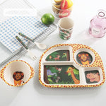 Load image into Gallery viewer, Baby Bamboo Fiber Dinnerware Set (5pcs)
