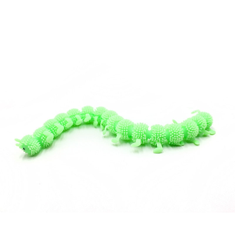 16-Knot Caterpillar Stress Relief Toy