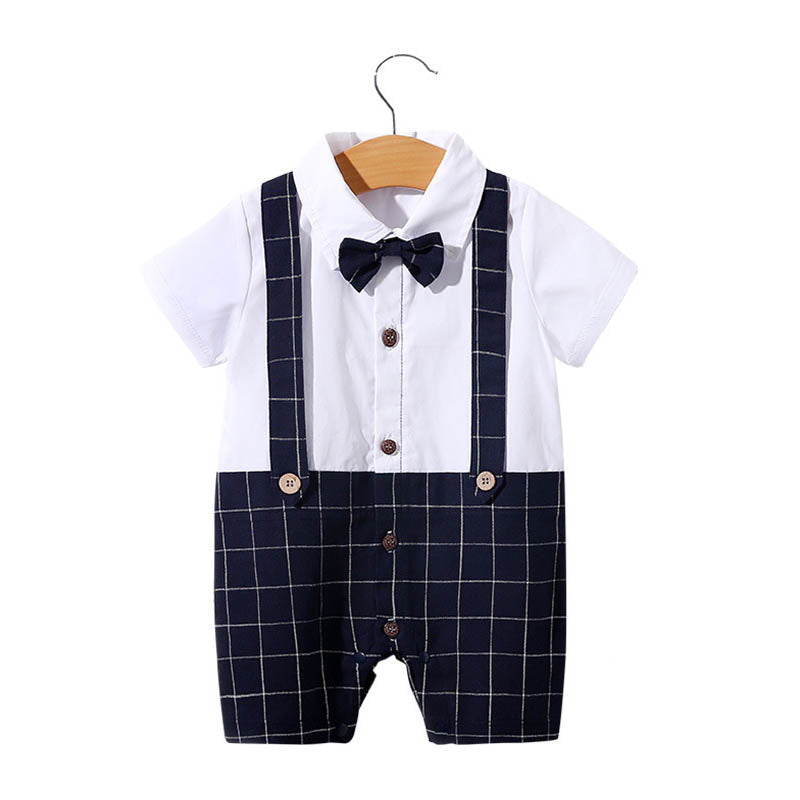 Summer Short Sleeve Baby Bodysuit