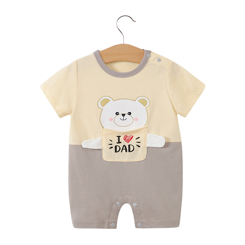 Newborn Cartoon Animal Baby Jumpsuit