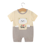 Load image into Gallery viewer, Newborn Cartoon Animal Baby Jumpsuit
