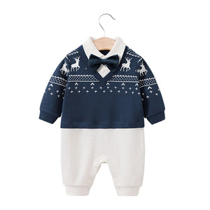 Children's Gentlemanly Suit Romper