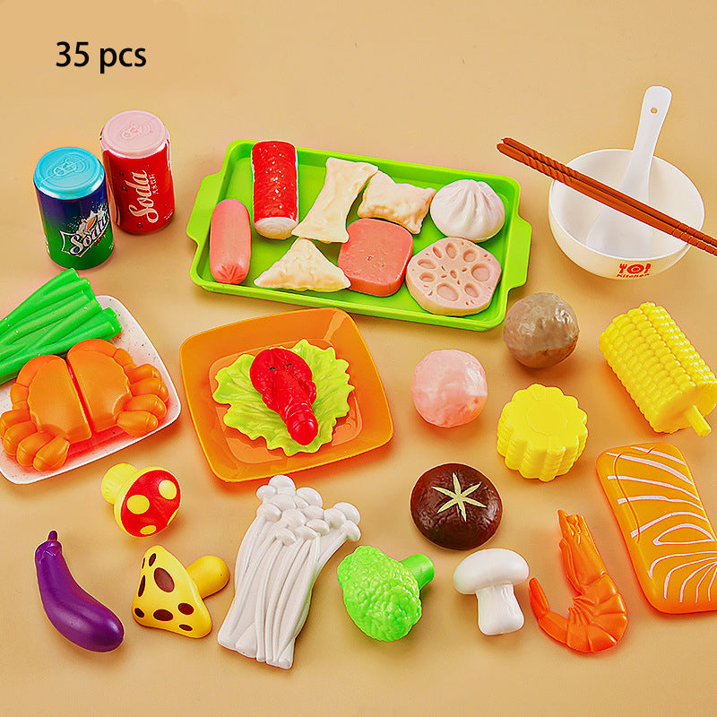 Children's Home Barbecue Simulation Food Set