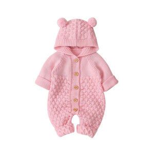 Three-Dimensional Fur Ball Children's Jumpsuit