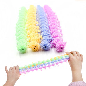 16-Knot Caterpillar Stress Relief Toy