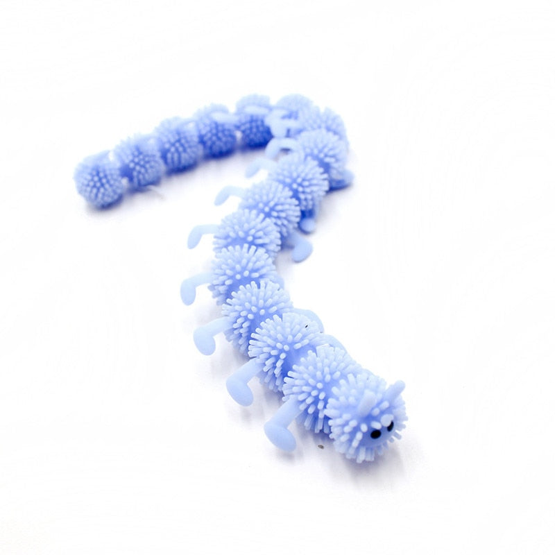 16-Knot Caterpillar Stress Relief Toy