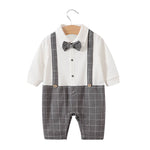 Load image into Gallery viewer, Children&#39;s Gentlemanly Suit Romper
