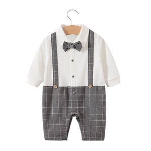 Children's Gentlemanly Suit Romper