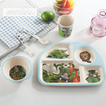 Load image into Gallery viewer, Baby Bamboo Fiber Dinnerware Set (5pcs)
