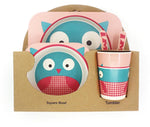 Load image into Gallery viewer, Children Bamboo Fiber Tableware Set (5pcs)
