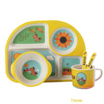 Load image into Gallery viewer, Baby Bamboo Fiber Dinnerware Set (5pcs)
