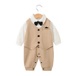 Load image into Gallery viewer, Children&#39;s Gentlemanly Romper
