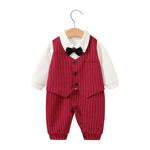 Load image into Gallery viewer, Children&#39;s Gentlemanly Romper
