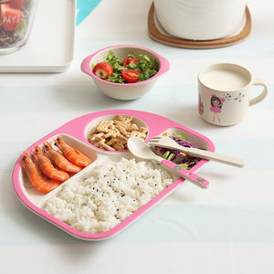 Baby Bamboo Fiber Dinnerware Set (5pcs)