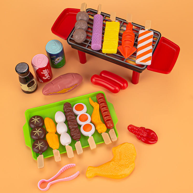 Children's Home Barbecue Simulation Food Set