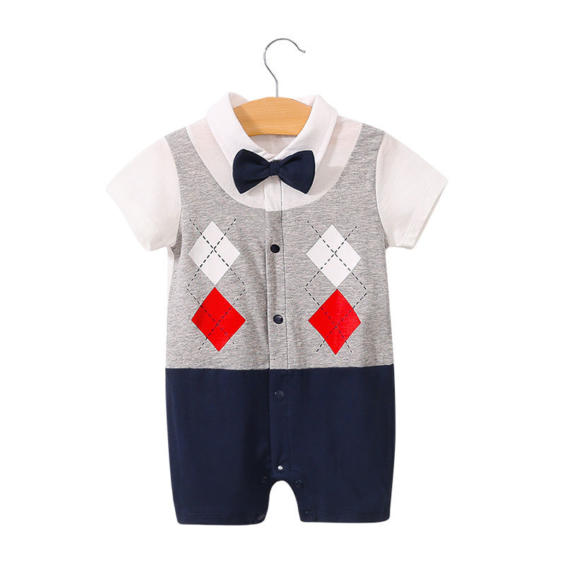 Summer Short Sleeve Baby Bodysuit