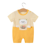 Load image into Gallery viewer, Newborn Cartoon Animal Baby Jumpsuit
