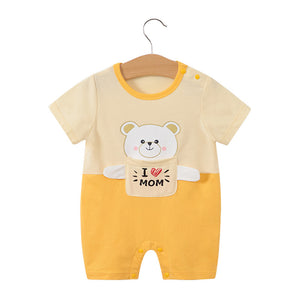 Newborn Cartoon Animal Baby Jumpsuit