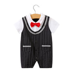 Load image into Gallery viewer, Summer Short Sleeve Baby Gentleman Romper
